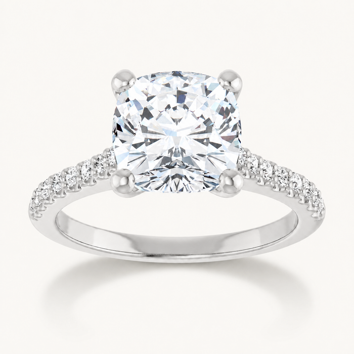14K White | Cushion | 18K White | Cushion | 10K White | Cushion | Platinum | Cushion