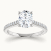 14K White | Oval | 18K White | Oval | 10K White | Oval | Platinum | Oval