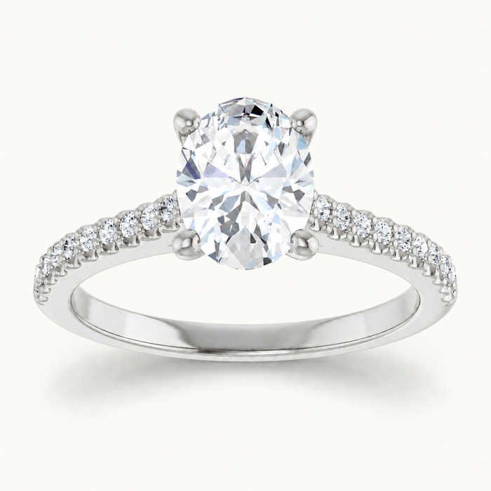 14K White | Oval | 18K White | Oval | 10K White | Oval | Platinum | Oval