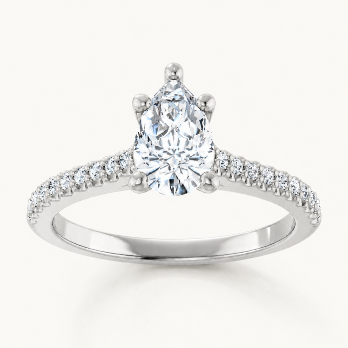 14K White | Pear | 18K White | Pear | 10K White | Pear | Platinum | Pear