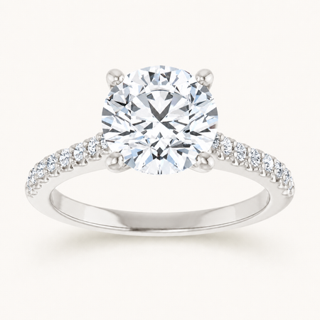 14K White | Round | 18K White | Round | 10K White | Round | Platinum | Round