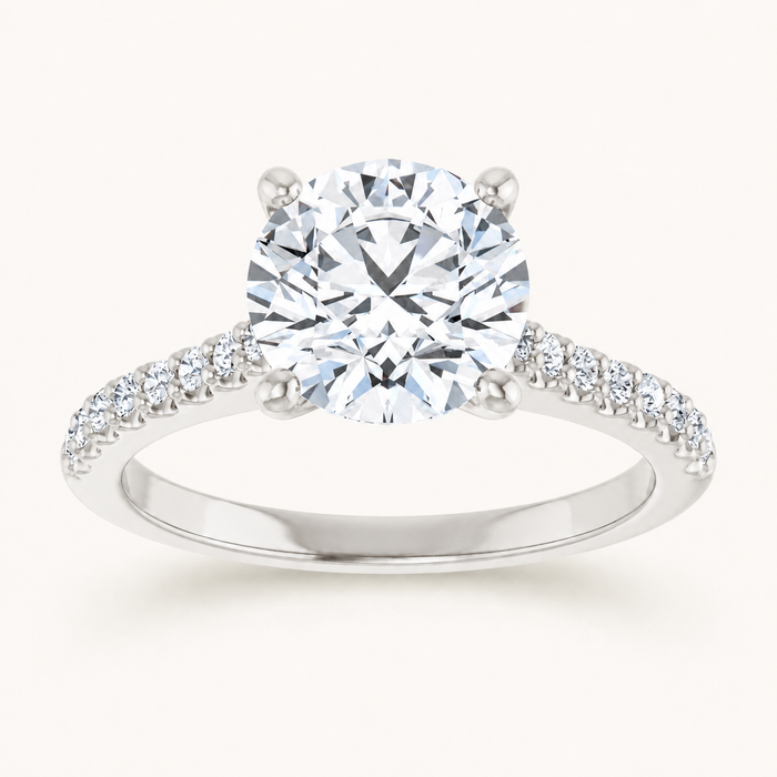 14K White | Round | 18K White | Round | 10K White | Round | Platinum | Round