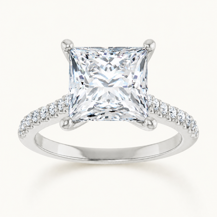 14K White | Square | 18K White | Square | 10K White | Square | Platinum | Square