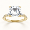 14K Yellow | Asscher | 18K Yellow | Asscher | 10K Yellow | Asscher