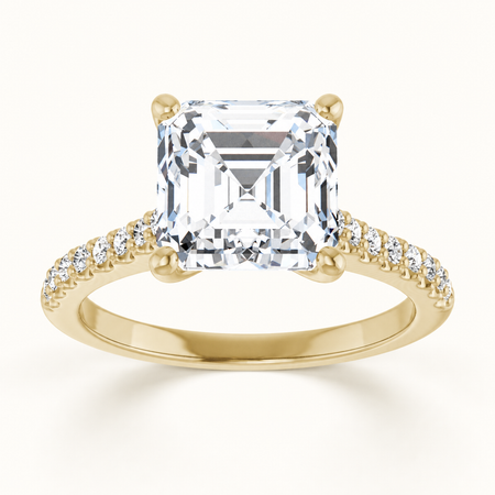 14K Yellow | Asscher | 18K Yellow | Asscher | 10K Yellow | Asscher