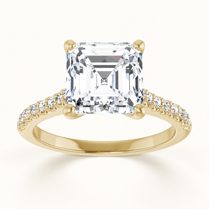 14K Yellow | Asscher | 18K Yellow | Asscher | 10K Yellow | Asscher