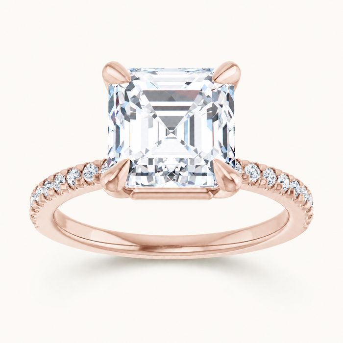 14K Rose | Asscher | 18K Rose | Asscher | 10K Rose | Asscher