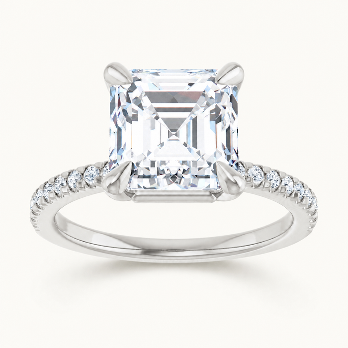 14K White | Asscher | 18K White | Asscher | 10K White | Asscher | Platinum | Asscher