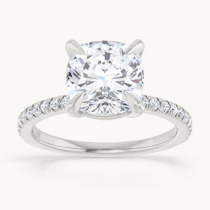 14K White | Cushion | 18K White | Cushion | 10K White | Cushion | Platinum | Cushion