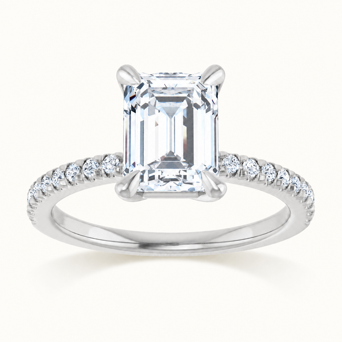 14K White | Emerald | 18K White | Emerald | 10K White | Emerald | Platinum | Emerald