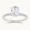 14K White | Oval | 18K White | Oval | 10K White | Oval | Platinum | Oval