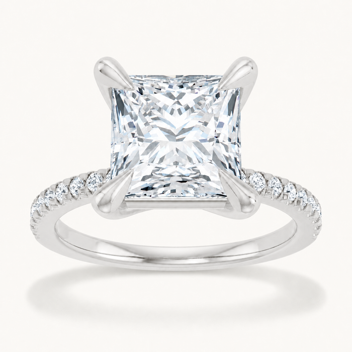 14K White | Square | 18K White | Square | 10K White | Square | Platinum | Square