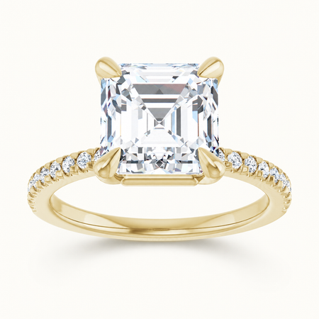 14K Yellow | Asscher | 18K Yellow | Asscher | 10K Yellow | Asscher