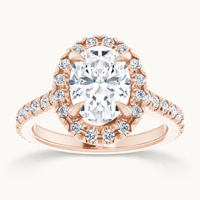 14K Rose | Oval | 10K Rose | Oval
