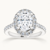 14K White | Oval
