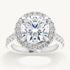 14K White | Round | 18K White | Round | Platinum | Round