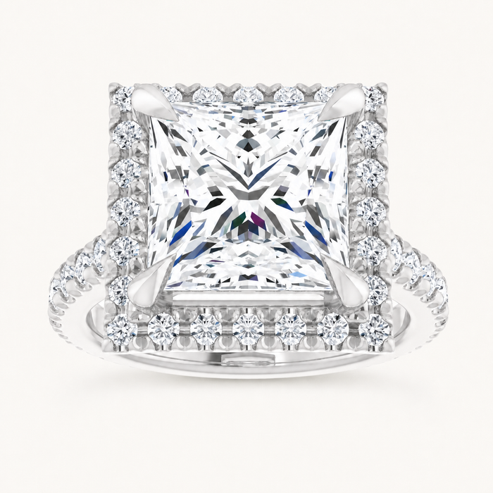 14K White | Square
