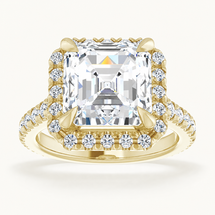 14K Yellow | Asscher | 10K Yellow | Asscher