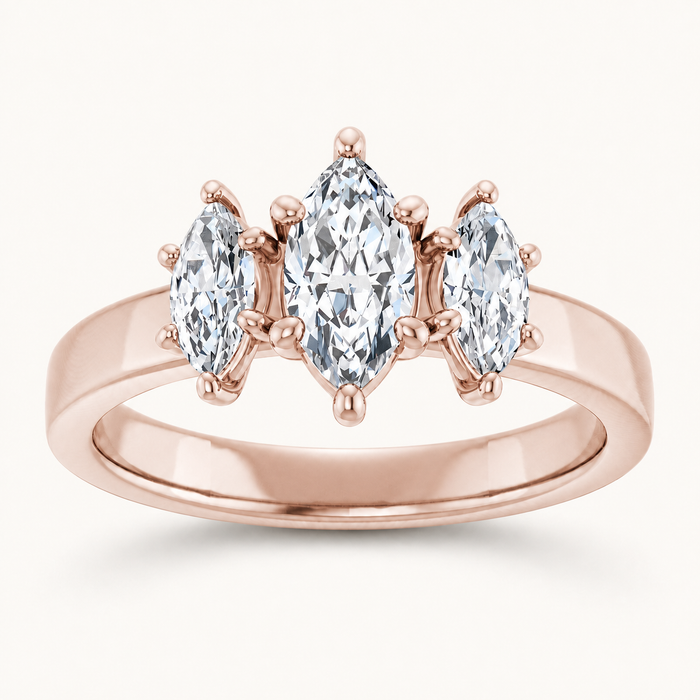 14K Rose | Marquise | 18K Rose | Marquise | 10K Rose | Marquise