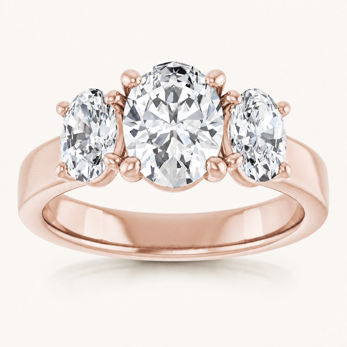 14K Rose | Oval | 18K Rose | Oval | 10K Rose | Oval