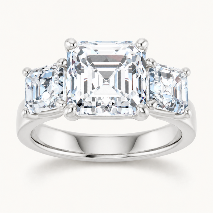 14K White | Asscher | 18K White | Asscher | 10K White | Asscher | Platinum | Asscher
