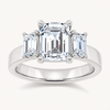14K White | Emerald | 18K White | Emerald | 10K White | Emerald | Platinum | Emerald