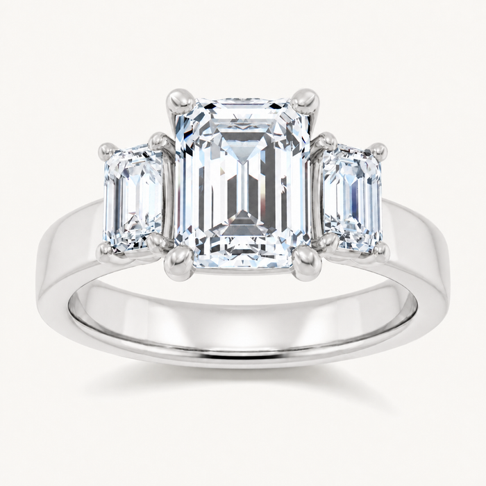 14K White | Emerald | 18K White | Emerald | 10K White | Emerald | Platinum | Emerald