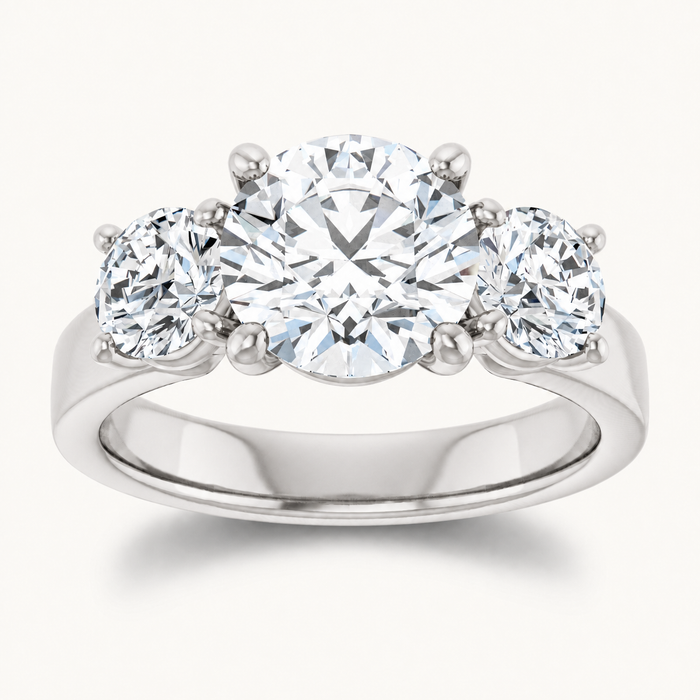 14K White | Round | 18K White | Round | 10K White | Round | Platinum | Round