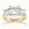 14K Yellow | Asscher | 18K Yellow | Asscher | 10K Yellow | Asscher