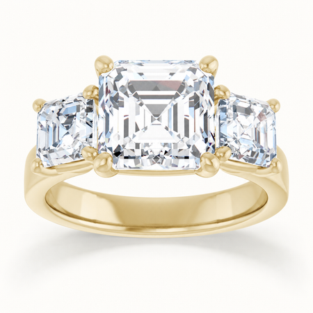 14K Yellow | Asscher | 18K Yellow | Asscher | 10K Yellow | Asscher