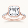 14K Rose | Asscher | 18K Rose | Asscher | 10K Rose | Asscher