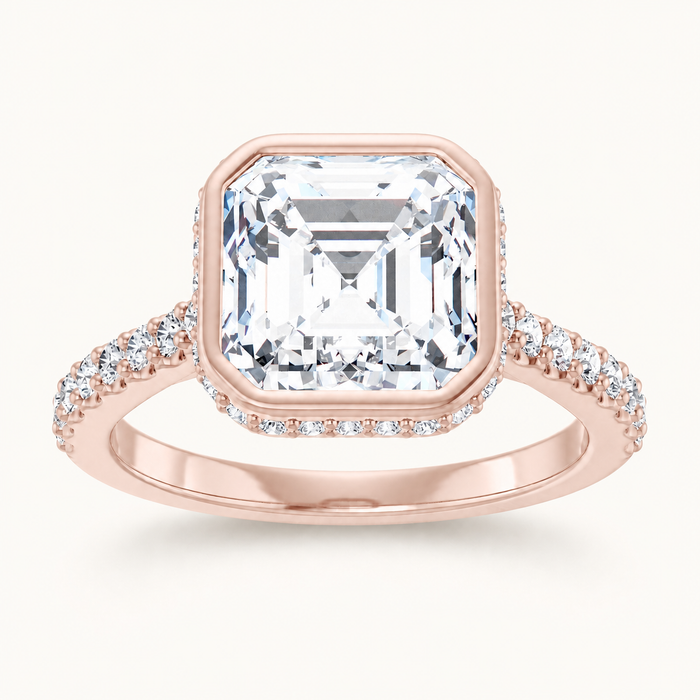 14K Rose | Asscher | 18K Rose | Asscher | 10K Rose | Asscher