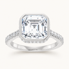 14K White | Asscher | 18K White | Asscher | 10K White | Asscher | Platinum | Asscher