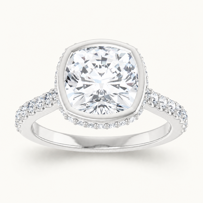 14K White | Cushion | 18K White | Cushion | 10K White | Cushion | Platinum | Cushion
