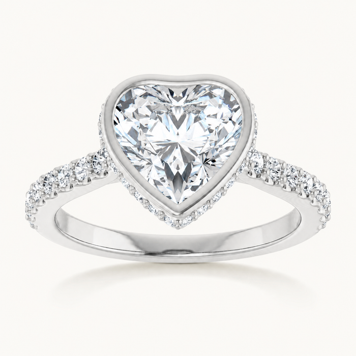 14K White | Heart | 18K White | Heart | 10K White | Heart | Platinum | Heart