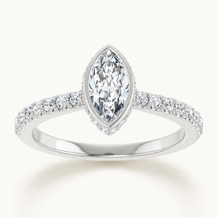 14K White | Marquise | 18K White | Marquise | 10K White | Marquise | Platinum | Marquise