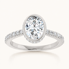14K White | Oval | 18K White | Oval | 10K White | Oval | Platinum | Oval