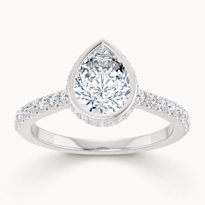 14K White | Pear | 18K White | Pear | 10K White | Pear | Platinum | Pear