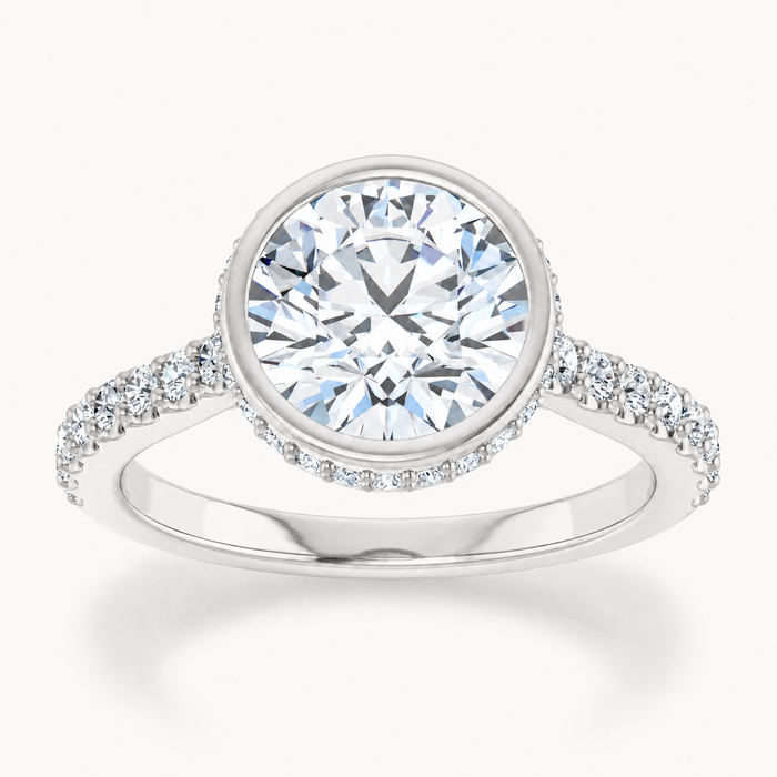 14K White | Round | 18K White | Round | 10K White | Round | Platinum | Round
