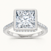 14K White | Square | 18K White | Square | 10K White | Square | Platinum | Square