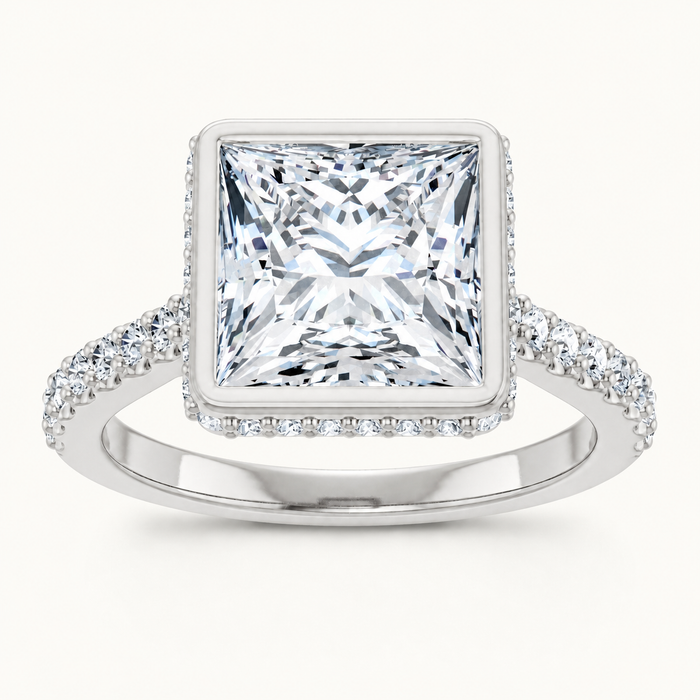 14K White | Square | 18K White | Square | 10K White | Square | Platinum | Square