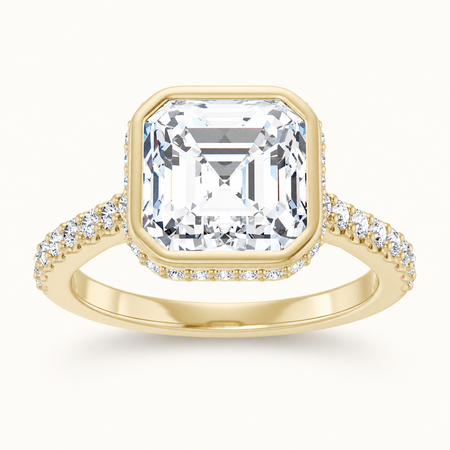 14K Yellow | Asscher | 18K Yellow | Asscher | 10K Yellow | Asscher