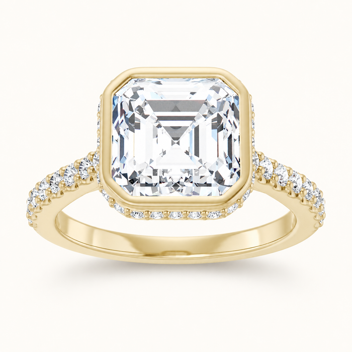 14K Yellow | Asscher | 18K Yellow | Asscher | 10K Yellow | Asscher