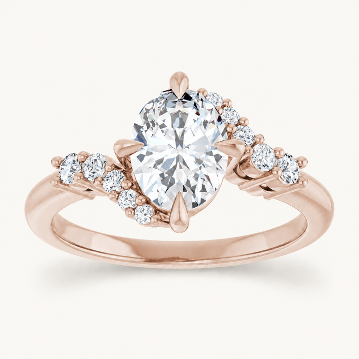 14K Rose | Oval | 18K Rose | Oval | 10K Rose | Oval