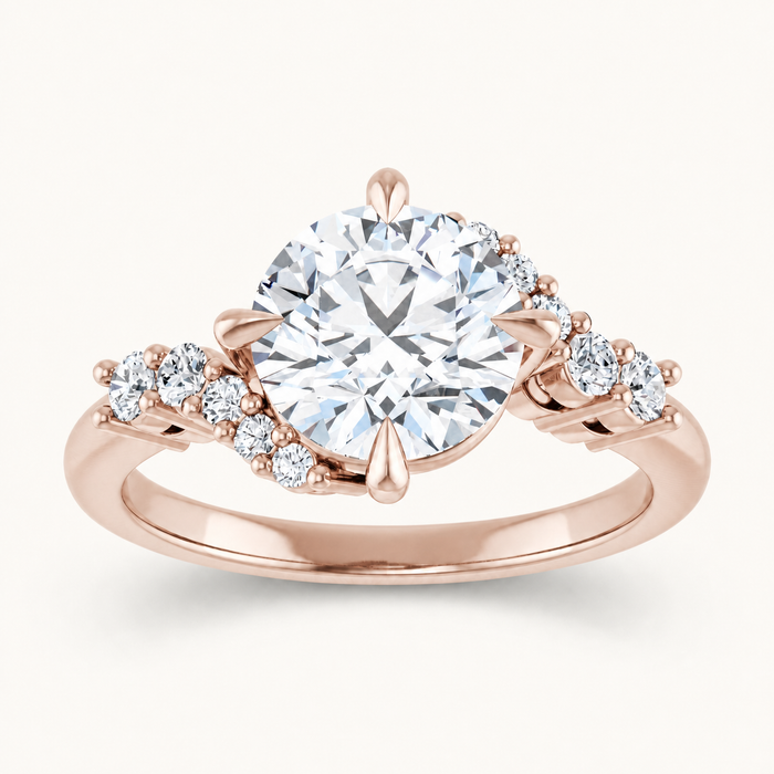 14K Rose | Round | 18K Rose | Round | 10K Rose | Round