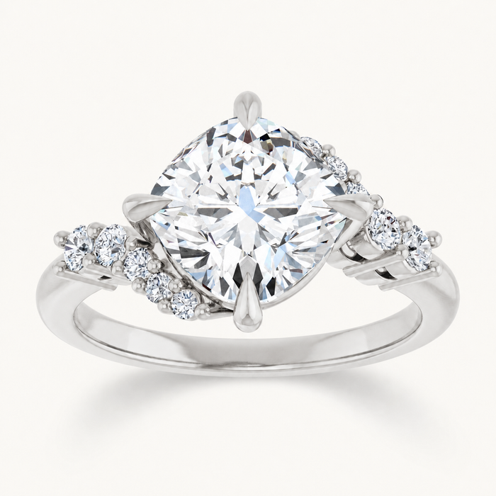 14K White | Cushion | 18K White | Cushion | 10K White | Cushion | Platinum | Cushion