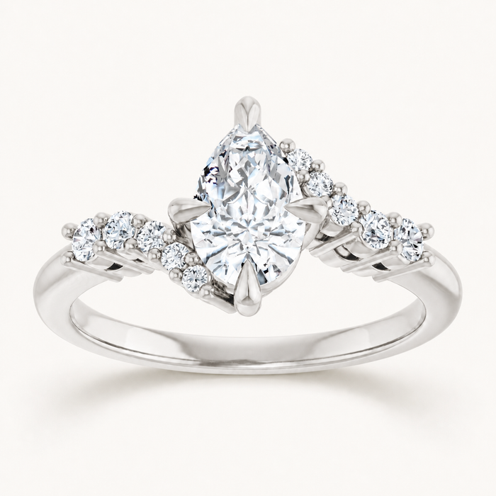 14K White | Pear | 18K White | Pear | 10K White | Pear | Platinum | Pear