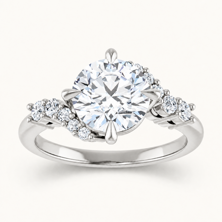 14K White | Round | 18K White | Round | 10K White | Round | Platinum | Round
