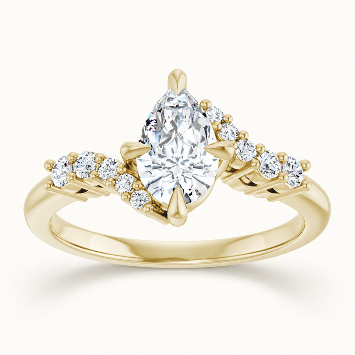 14K Yellow | Pear | 18K Yellow | Pear | 10K Yellow | Pear