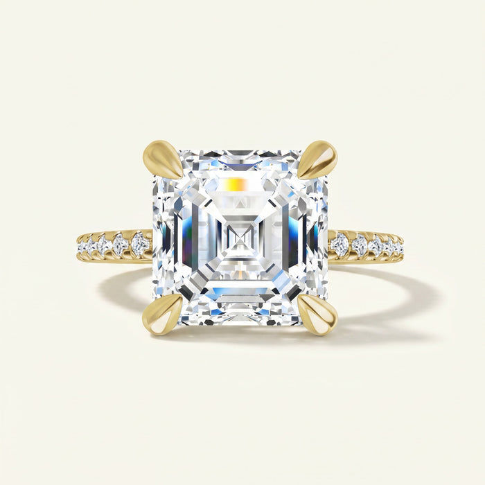 14K Yellow | Asscher | 18K Yellow | Asscher | 10K Yellow | Asscher